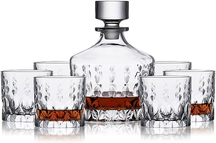 personalized whiskey decanter set